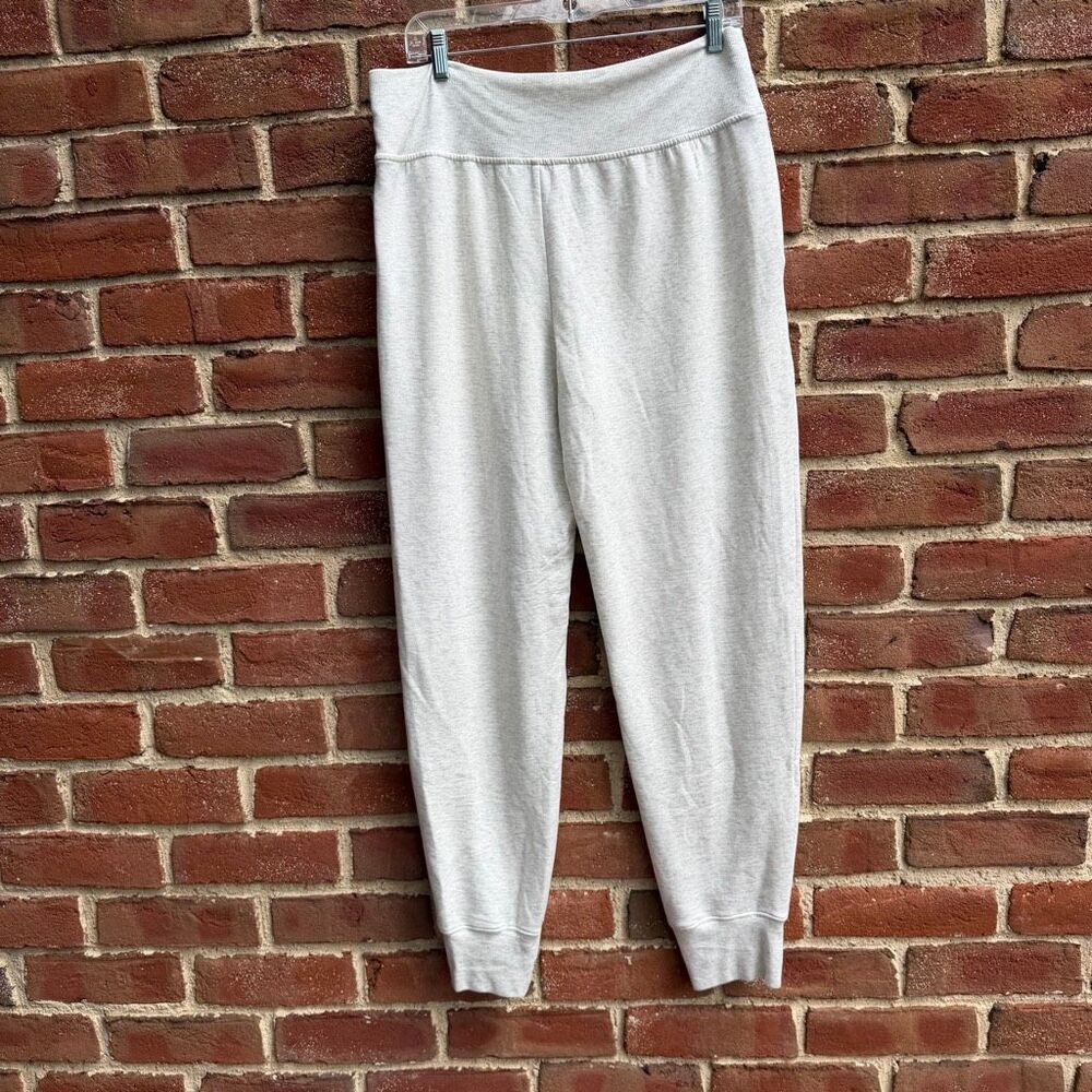 Athleta $80 Coaster Luxe High Rise Jogger Pants heather gray Women's L petite NE - Picture 8 of 11